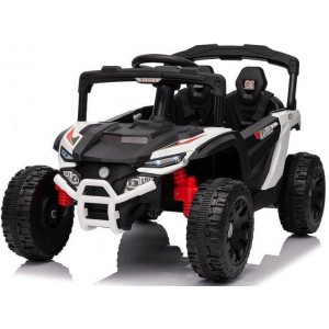 Elektrinis bagis vaikui UTV 12V (Baltas)